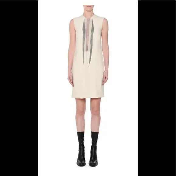 Stella McCartney  Shift Dress w/Chain Inset - Picture 3 of 8